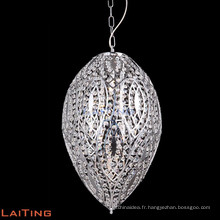 Moderne k9 cristal clair lustre chrome pendentif lumière maison lustre éclairage